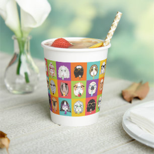 Happy Guinea Pigs Paper Cups
