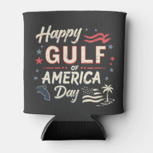 Happy Gulf of America's Funny Patriotic   Can Cooler