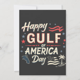 Happy Gulf of America's Funny Patriotic Invitation
