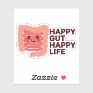 Happy Gut, Happy Life – Cute Smiling Intestine