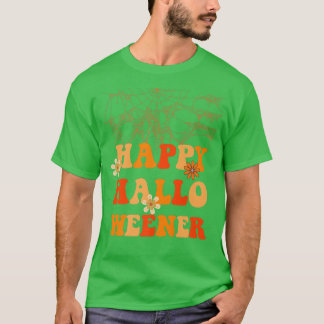 Happy Hallo Weener Halloweener Halloween  T-Shirt