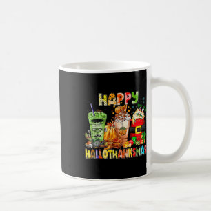 Happy Hallothanksmas Coffee Halloween Thanksgiving Mug