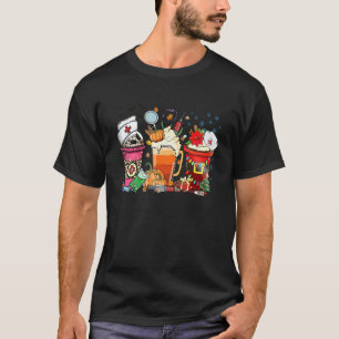 Happy Hallothanksmas Coffee Nurse Fall Nurse Chris T-Shirt