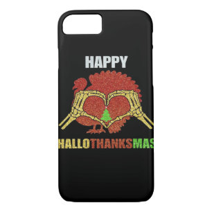 Happy Hallothanksmas Fun Holiday Season Mashup Case-Mate iPhone Case