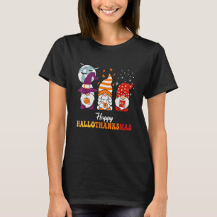 Happy Hallothanksmas Gnomes 3 T-Shirt