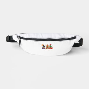Happy Hallothanksmas Gnomes Halloween Thanksgiving Fanny Pack