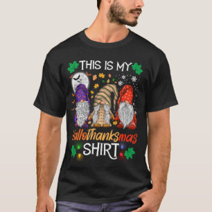 Happy Hallothanksmas Gnomes Lover T-Shirt