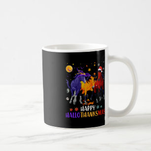 Happy Hallothanksmas Horse Halloween Thanksgiving  Coffee Mug