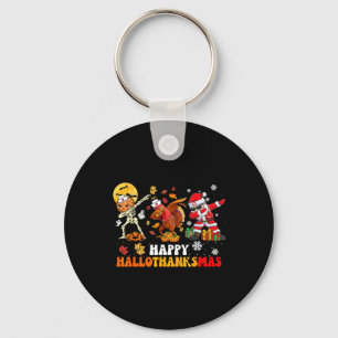 Happy Hallothanksmas Nurse Halloween Thanksgiving  Keychain