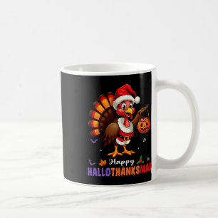 Happy Hallothanksmas Shirt Halloween Thanksgiving  Coffee Mug