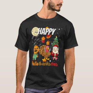 Happy HalloThanksMas T-Shirt