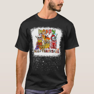 Happy Hallothanksmas Three Cups Spider Pumpkin San T-Shirt