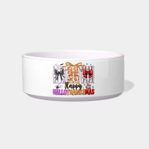 Happy HalloThanksMas Trio Bowl