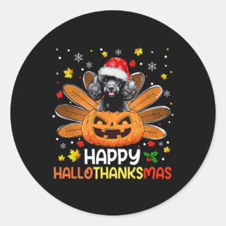 Happy Halloween1  Classic Round Sticker