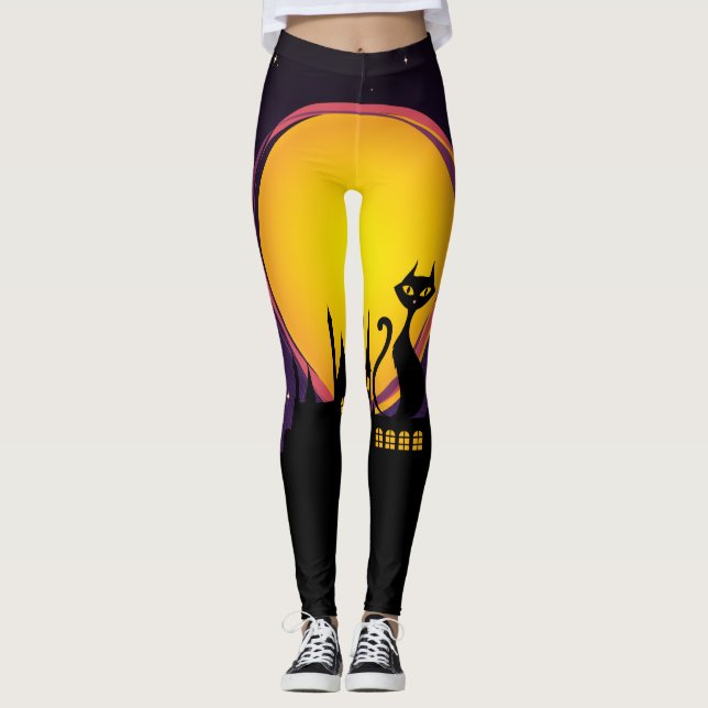 Happy Halloween 11A Leggings (Front)