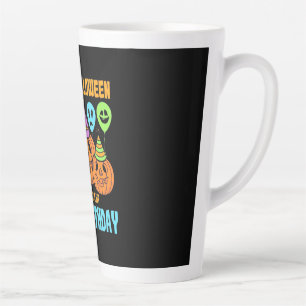 Happy Halloween 17th Birthday Latte Mug