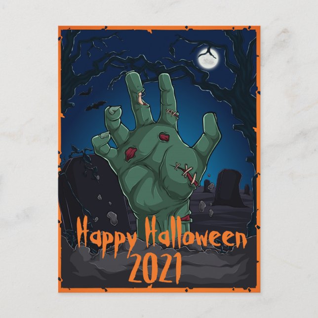 Happy Halloween 2021 Postcard (Front)