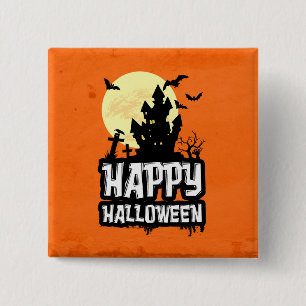 Happy Halloween 2 Inch Square Button