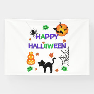 Happy Halloween 4x6 Vinyl Banner
