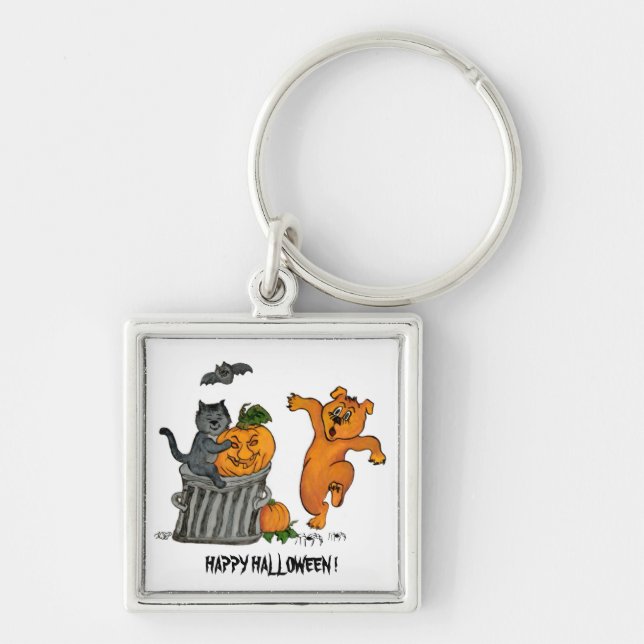 Happy Halloween! 5 Keychain (Front)