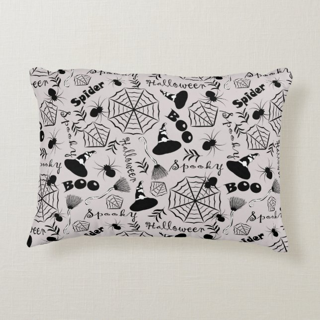 Happy Halloween Accent Pillow (Back)