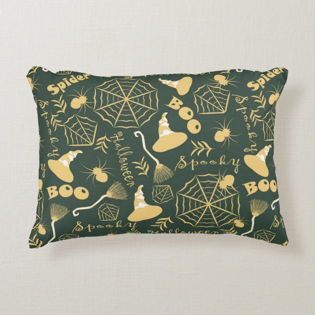 Happy Halloween Accent Pillow (Front)