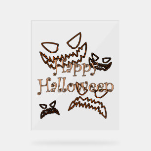 happy Halloween Acrylic Sign