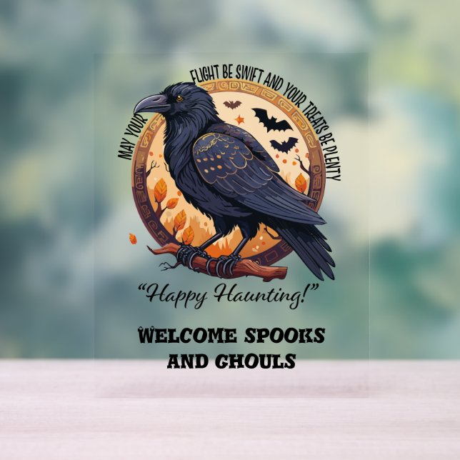 Happy Halloween  Acrylic Sign (Neutral)