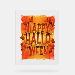 Happy Halloween                              Acrylic Sign