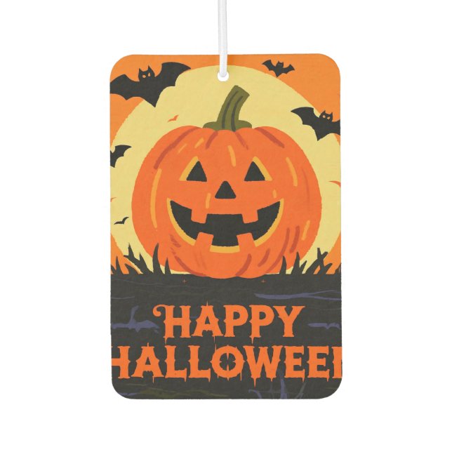 Happy Halloween Air Freshener (Front)