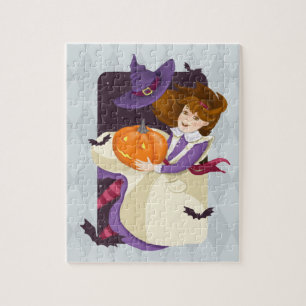 Happy Halloween Alice in Wonderland Jigsaw Puzzle