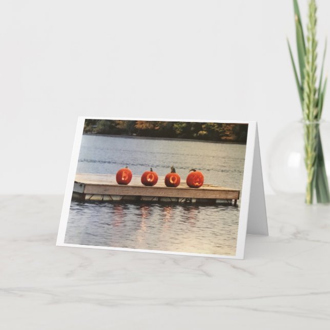 HAPPY *HALLOWEEN* AND HAPPY *FALL* TO YOU ALL CARD (Front)