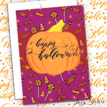 Happy Halloween Appartement 5 x 7 Bonbons et Carte