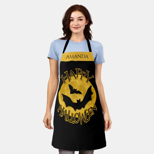 Happy Halloween Apron (Worn)