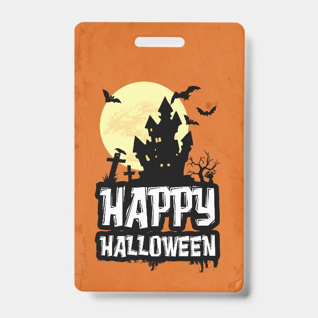 Happy Halloween Badge (Front)