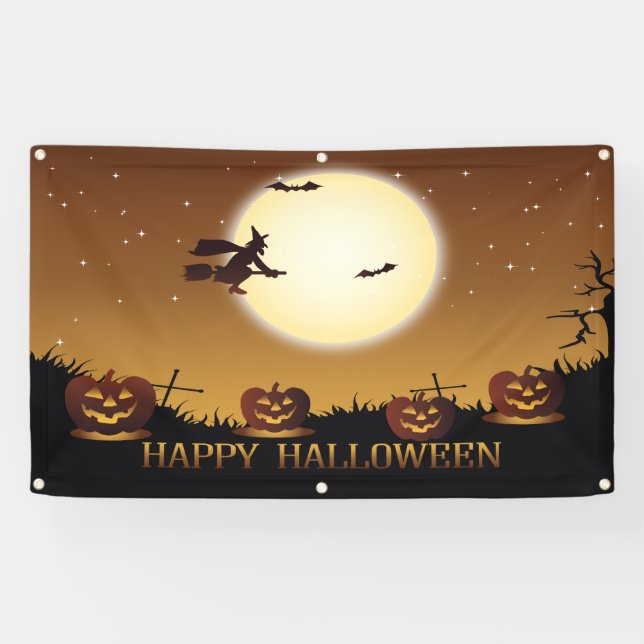 Happy Halloween Banner (Horizontal)