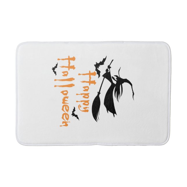 Happy Halloween Bath Mat (Front)