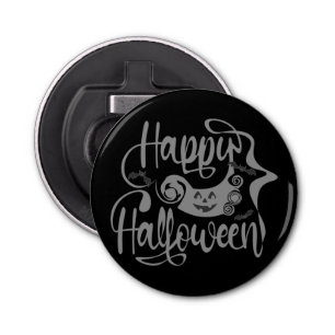 Happy Halloween bats jack o lantern Bottle Opener