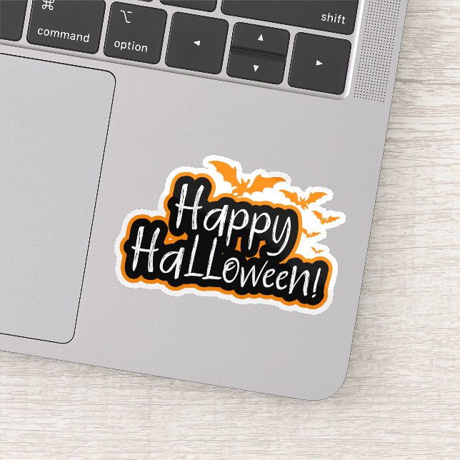 Happy halloween bats sticker (Detail)