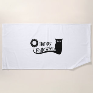 Happy Halloween                       Beach Towel