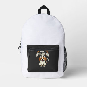 Happy Halloween Beagle Dog Design_1 Printed Backpack