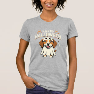 Happy Halloween Beagle Dog Design_1 T-Shirt