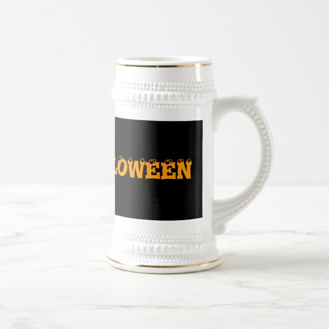 HAPPY HALLOWEEN BEER STEIN (Right)