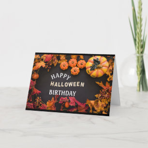 ***HAPPY HALLOWEEN BIRTHDAY*** CARD