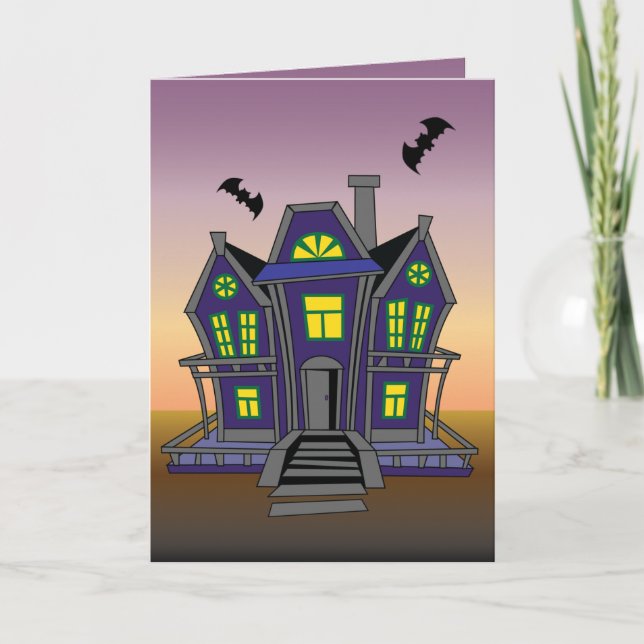 Happy Halloween Birthday Greeting Card (Front)