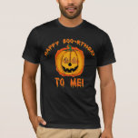 Happy Halloween Birthday T-shirts and Gifts<br><div class="desc">Happy boo-rthday to me! Spooky for Halloween birthday!  Fully customizable too,  in case you want to add your own text,  change background colours,  or move elements around.  Make it yours,  make it unique,  make it scary!!</div>