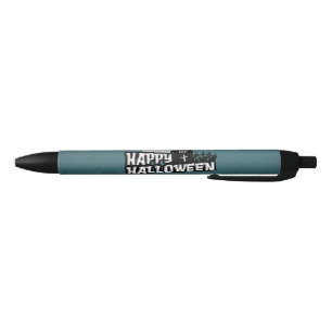 Happy Halloween Black Ink Pen