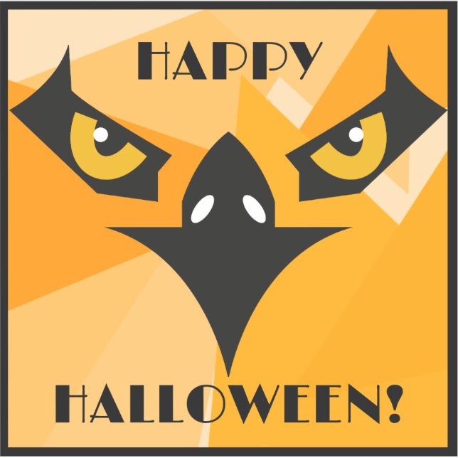 Happy Halloween Black Orange (Front)