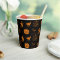 Happy Halloween black orange spooky pattern 