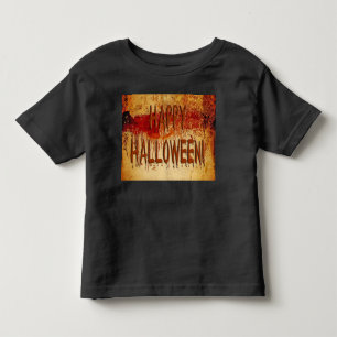 Happy Halloween Blood Stained Wall Toddler T-Shirt